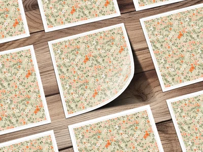 Spring Pastel Patterns Tiny Ditsy Flower Backgrounds Digital - Moore and Mountain