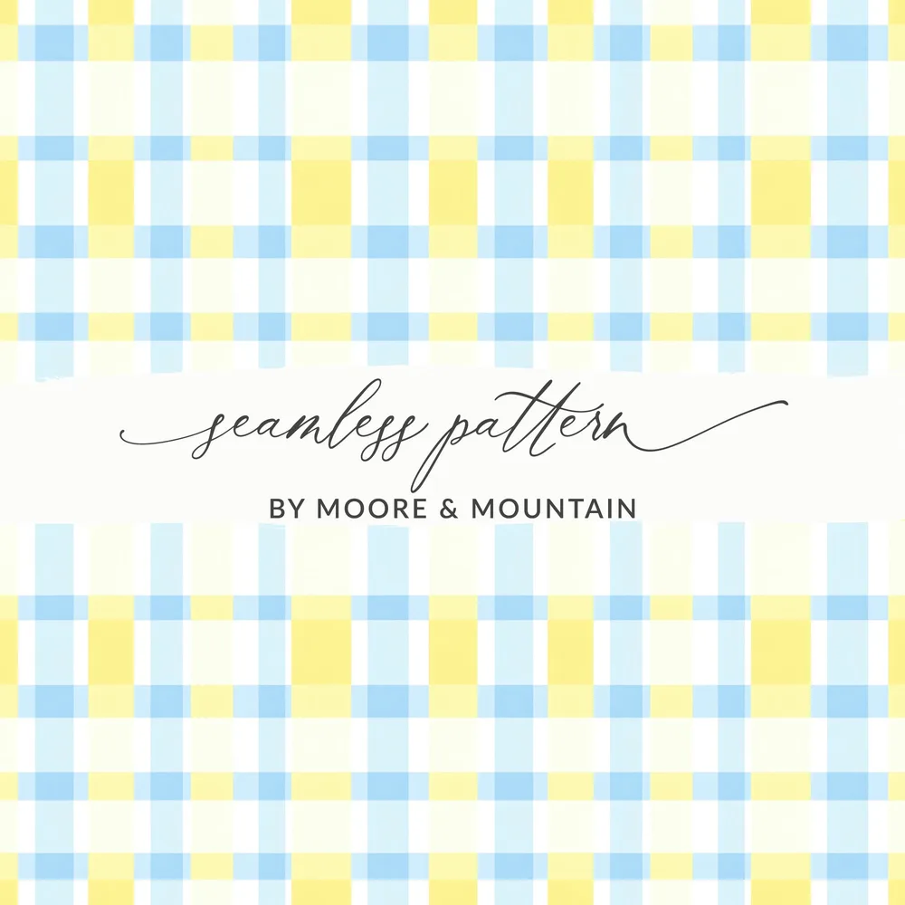 Seamless Pattern by Moore & Mountain plaid design