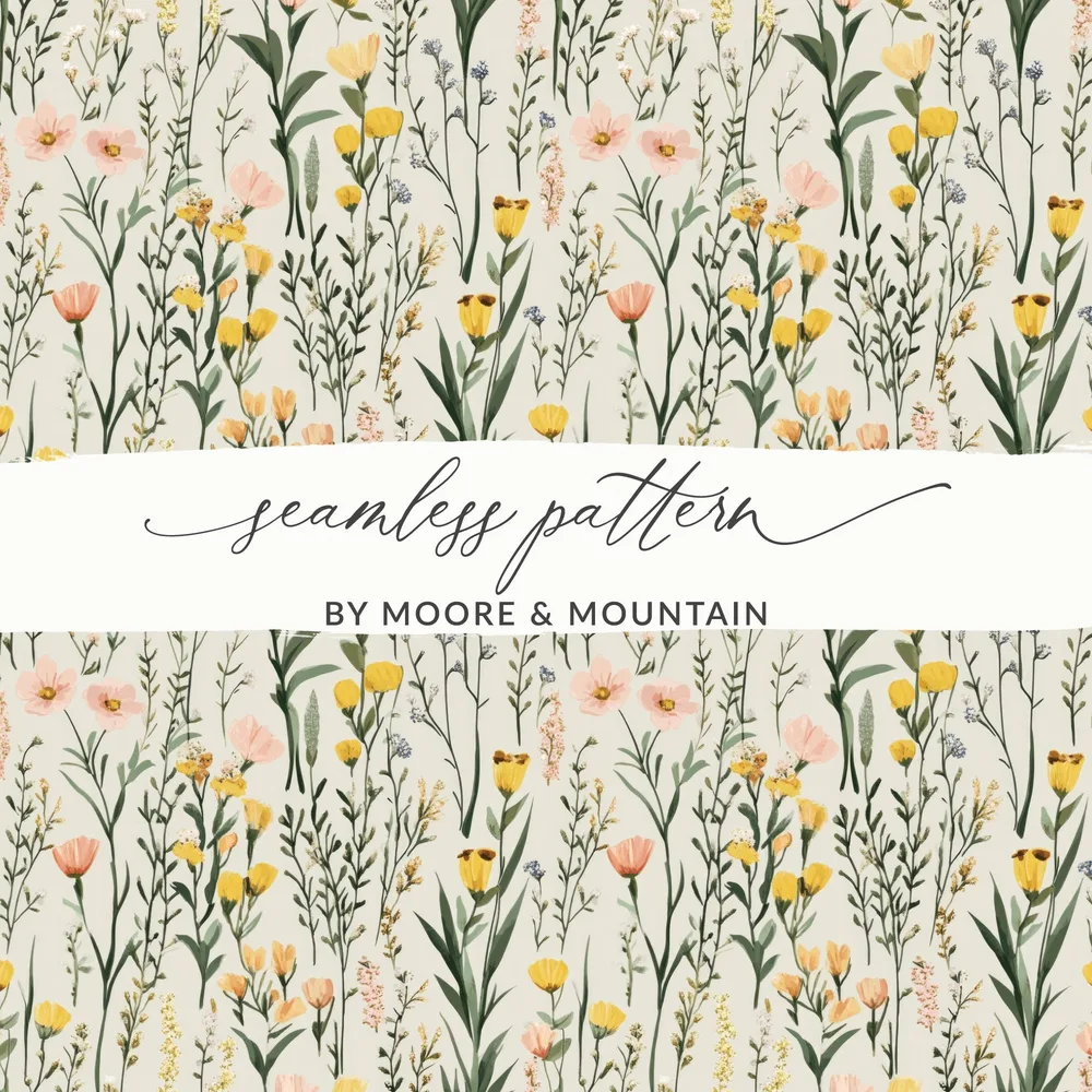 Floral and Botanical Seamless Pattern Design