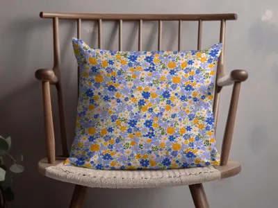 Colorful Floral Pattern Decorative Pillow Case