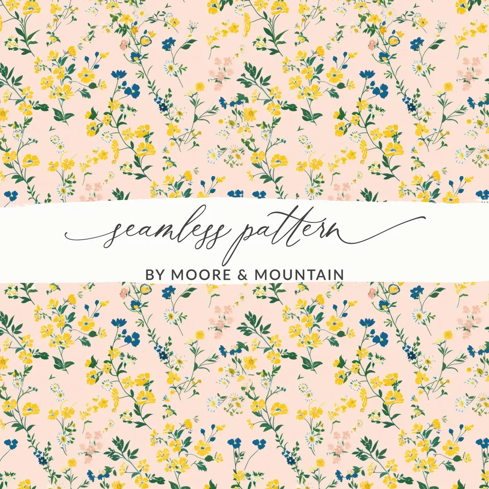 Floral Seamless Pattern by Moore & Mountain product