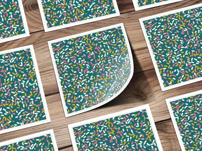 Sprinkles Digital Paper, Seamless Texture, Party Background, Confetti Pattern, Colorful Digital Download, Scrapbooking Paper, Fabric Print - Moore and Mountain