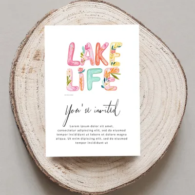 SVG Preppy Lake Life PNG SVG, Painterly Pastel Artwork, Watercolor Preppy Graphic, Gouache Style Illustration, Vibrant Digital Clipart