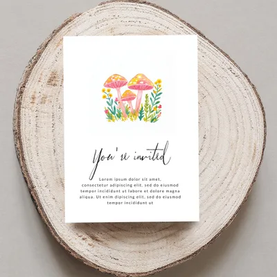 SVG Watercolor Mushroom Clipart, Preppy Forest Digital Art, Vibrant Floral PNG, Whimsical Fungi Illustration, Instant Download Graphic, Designer