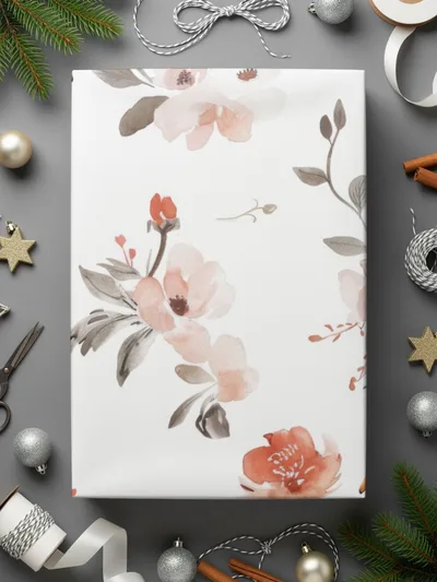 Swan Floral Seamless Pattern Digital Paper, Watercolor Swan Flower Pattern, Swan Digital Backgrounds, Pastel Floral, Digital - Moore and Mountain