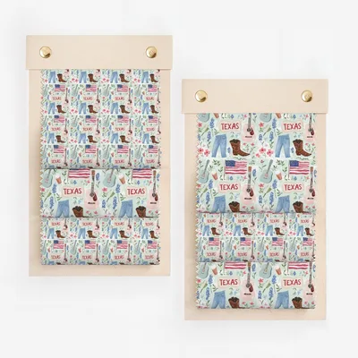 Texas Theme Pattern with Icons Art Print Product