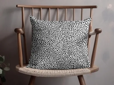 Tiny Black and White Dots Seamless Pattern Doodle Dots Background - Moore and Mountain