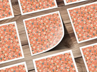 Tiny Ditsy Flower Backgrounds Seamless Pattern Digital - Moore and Mountain