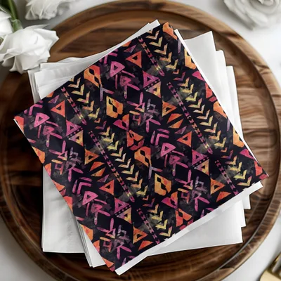 Tribal Pattern Digital, Seamless Background, Boho Chic Design, Ethnic Print, Repeat Pattern, Scrapbooking Paper, Digital Download - Moore and Mountain