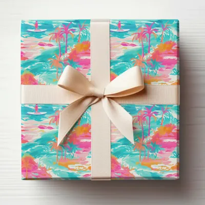 Tropical Beach Themed Decorative Gift Box product
