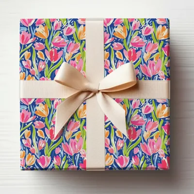 Colorful Floral Patterned Gift Wrap Paper for All Occasions