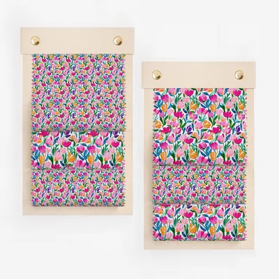Colorful Floral Patterned Textile Design Product