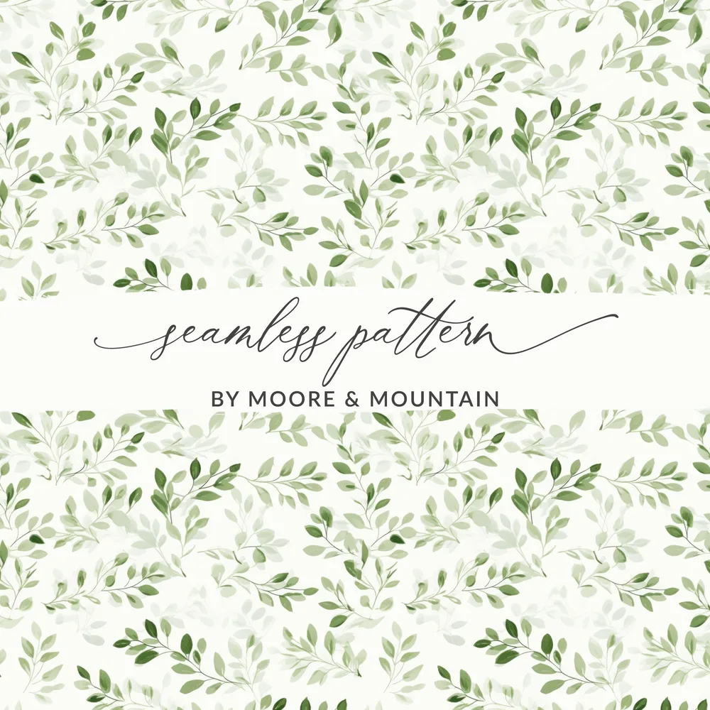 Elegant Botanical Seamless Pattern by Moore & Mountain