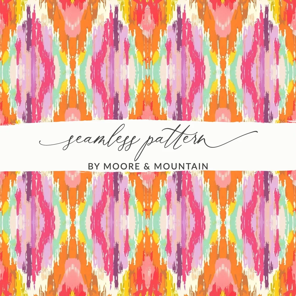 Vibrant Seamless Pattern by Moore & Mountain Design
