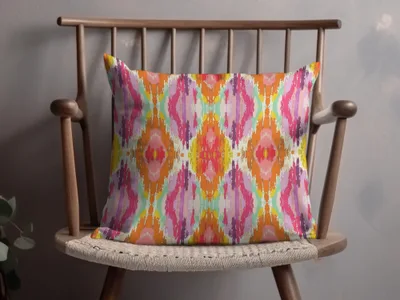 Vibrant Patterned Cushion Cover for Modern Home Decor