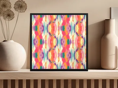 Vibrant Abstract Colorful Modern Art Wall Decor Product