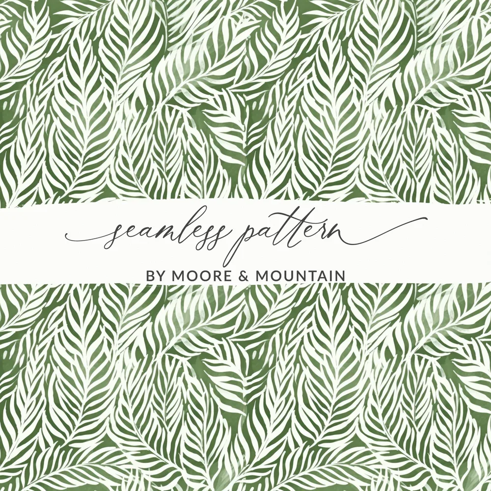 Seamless Pattern by Moore & Mountain Green Design