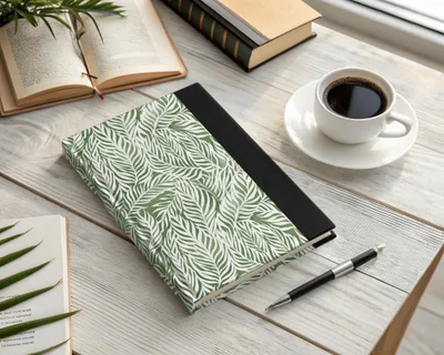 Floral Leaf Patterned Hardcover Journal Product
