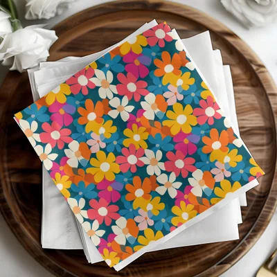 Vibrant Retro Flowers Colorful Bloom Pattern product type
Floral pattern
Retro design
Vibrant flowers
Colorful print
Daisy motif
Groovy style
Mod flowers
Pop art floral
Summer print
Spring blooms
Happy flowers
Artistic pattern
Abstract floral
Pink flowers
Orange flowers
Yellow flowers
Blue flowers
White flowers
Teal background
Flower power