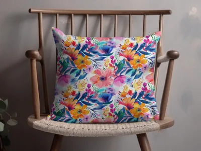 Watercolor Floral Pattern Colorful Design Pillow product type
Floral
Flowers
Watercolor
Vibrant
Colorful
Pattern
Pink
Orange
Yellow
Blue
Green
Botanical
HomeDecor
Cushion
AccentPillow
Artistic
SummerVibes
SpringFlowers
GardenTheme
BrightDesign
