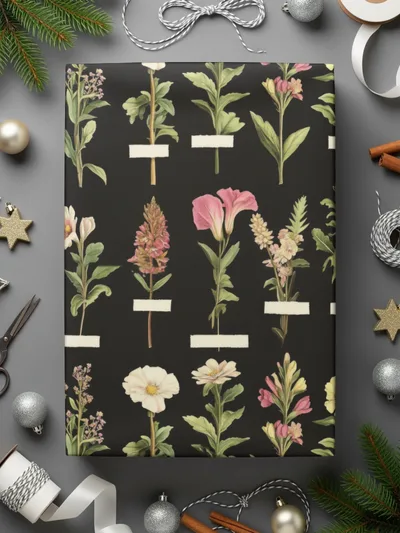 Vintage Floral Seamless Pattern Digital, Flower Background, Botanical Design, Fabric Print, Scrapbooking Paper, Floral Digital - Moore and Mountain