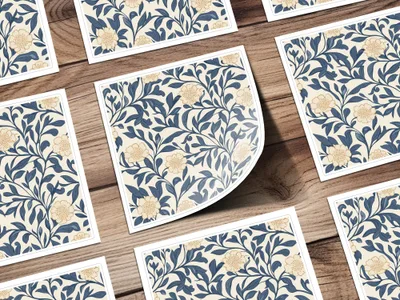 Vintage William Morris Digital Print For Commercial Use Vines Background Digital - Moore and Mountain