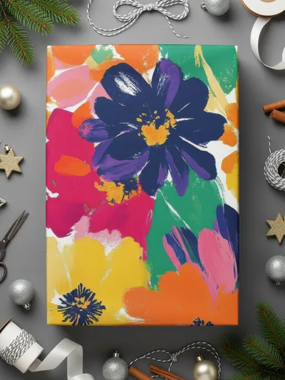 Bold Blooms Seamless Bright Painted Gouache Daisy Background - Moore and Mountain