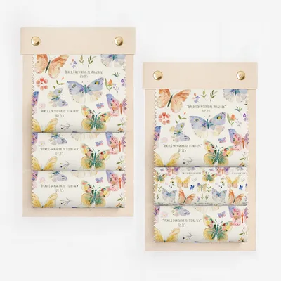 Colorful Butterfly and Floral Pattern Wall Hanging Decor