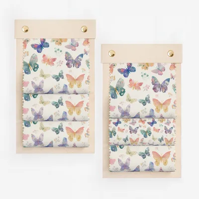 Vibrant Butterfly Pattern Blinds for Home Decor