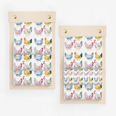 Charming Farmyard Hen Design Swatch Collection product type
Chicken, Hen, Farm animal, Watercolor, Cute design, Charming pattern, Whimsical art, Textile print, Fabric swatch, Animal pattern, Colorful chickens, Pink chicken, Blue chicken, Yellow chicken, Floral hen, Farmhouse decor, Country style, Kids pattern, Repeating design, Sample display