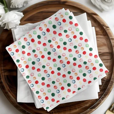 Watercolor Circles in Red Green Beige and Blue Digital - Moore and Mountain