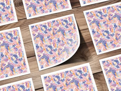 Watercolor Dot Seamless Pattern Digital, Repeating Print, Colorful Spot Design, Fabric Print, Scrapbooking, Digital Download, Background - Moore and Mountain