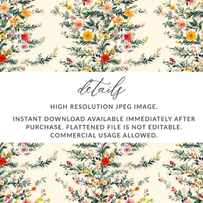 Vintage Christmas Branches Seamless Pattern Christmas Toile Seamless Pattern - Moore and Mountain