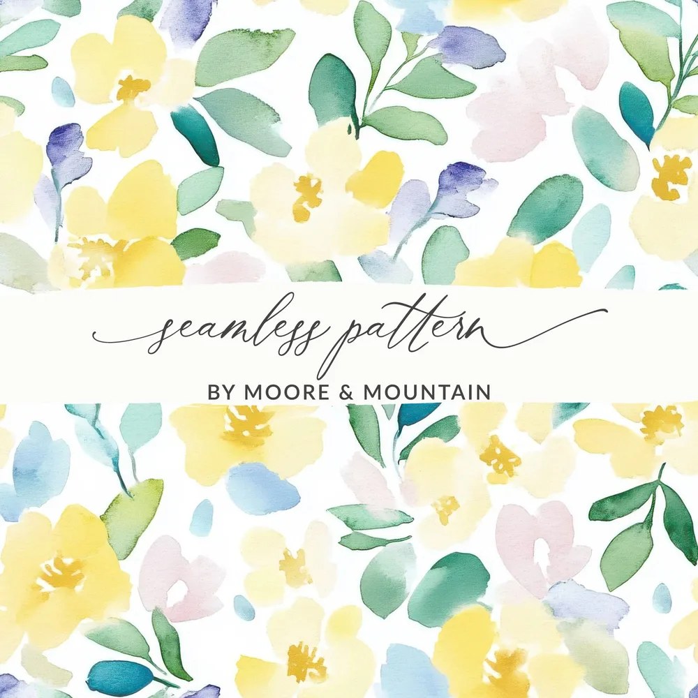 Seamless Floral Pattern by Moore and Mountain Design