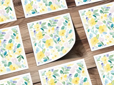 Beautiful Floral Pattern Design Greeting Card