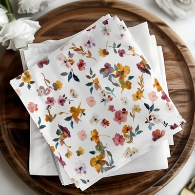 Watercolor Flower Digital Paper, Seamless Floral Pattern, Fabric Design, Scrapbook Paper, Watercolor Floral, Digital Download, Digital Paper - Moore and Mountain