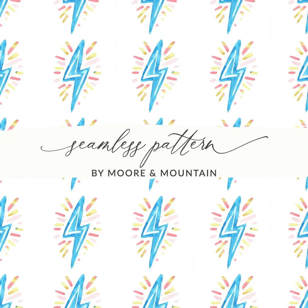 Watercolor Lightning Bolt Power Burst Seamless product type
Lightning
Bolt
Seamless Pattern
Watercolor
Blue Lightning
Energetic
Vibrant Design
Electric Symbol
Power Print
Storm Design
Graphic Art
Abstract Bolt
Colorful Pattern
Kids Design
Modern Print
Artistic Element
Digital Pattern
Unique Style
Weather Theme
Bright Colors
