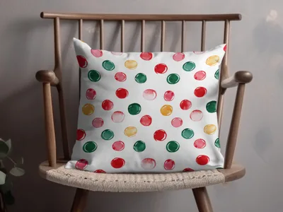 Watercolor Polka Dots on White Background Digital - Moore and Mountain