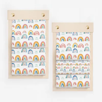 Colorful Rainbow Patterned Wall Art Decoration
