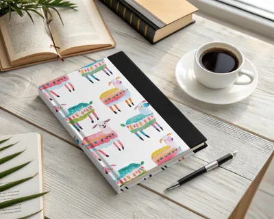Watercolor Sheep Pattern Colorful Sheep Digital Product - Moore and Mountain