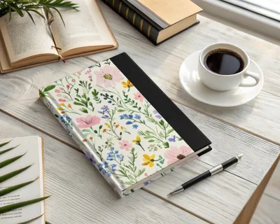 Whimsical Floral Pattern Design with Watercolor Effect - Moore and Mountain