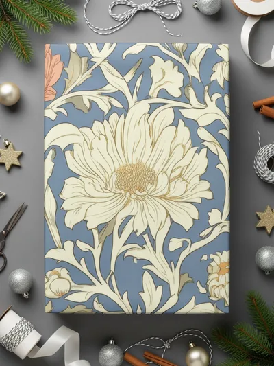 William Morris Print Light Vines Seamless Floral Background Digital - Moore and Mountain