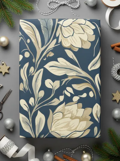 William Morris Vines Background Dark Floral Pattern Digital - Moore and Mountain
