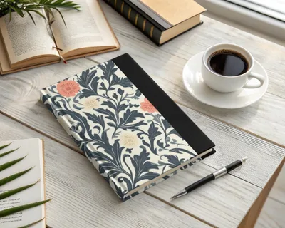 William Morris Vines Background with Dark Colors Digital - Moore and Mountain