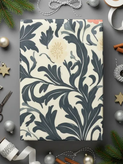 William Morris Vines Background with Dark Colors Digital - Moore and Mountain