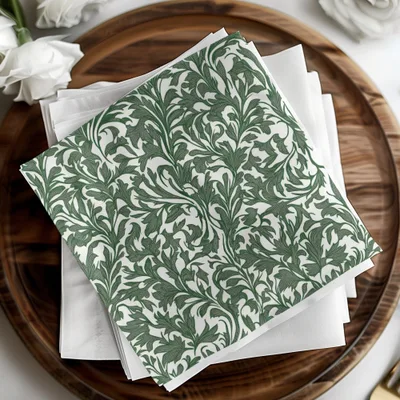 Willow Branches William Morris Seamless Vines Background Dark Green Vines Digital - Moore and Mountain