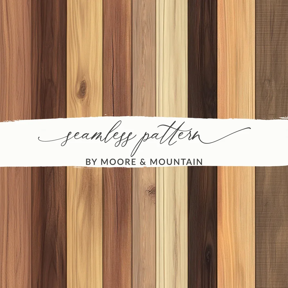 Elegant Seamless Pattern by Moore and Mountain Design