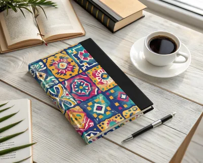 Colorful Mosaic Pattern Hardcover Journal product